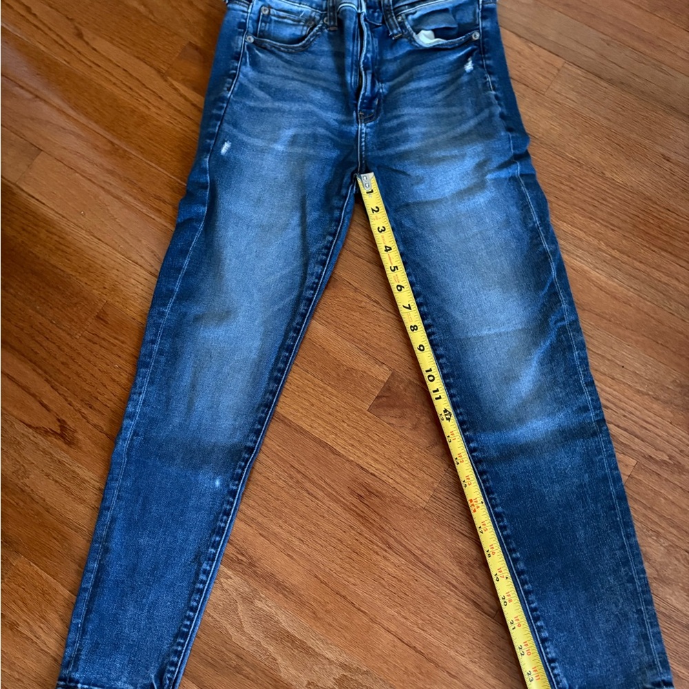 American Eagle Outfitters Dark Blue Skinny Jeans 8